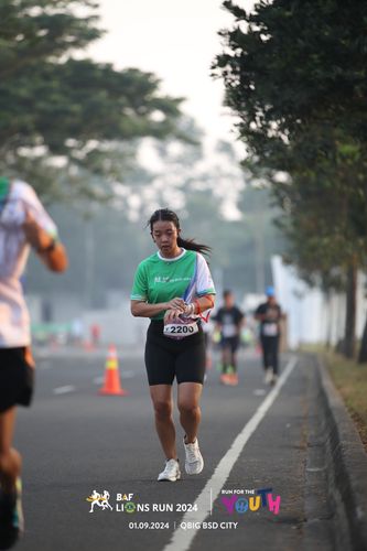 Race photo from BAF LIONS RUN 2024