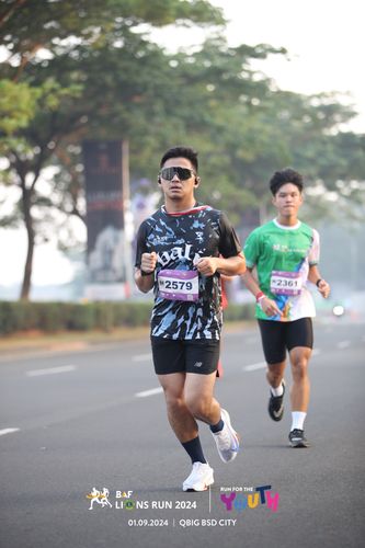 Race photo from BAF LIONS RUN 2024