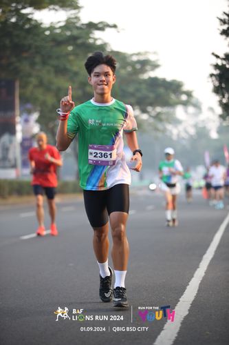 Race photo from BAF LIONS RUN 2024