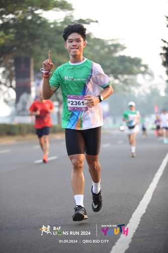 Race photo from BAF LIONS RUN 2024