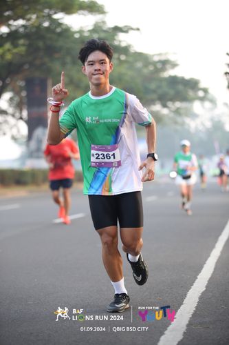 Race photo from BAF LIONS RUN 2024