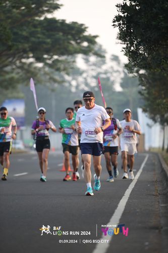 Race photo from BAF LIONS RUN 2024