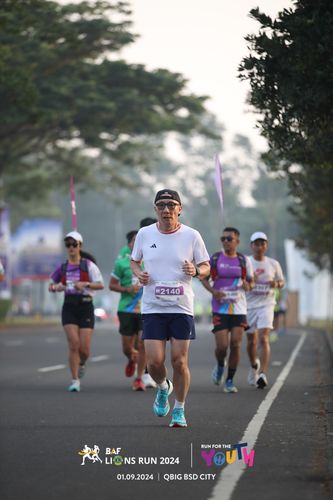 Race photo from BAF LIONS RUN 2024