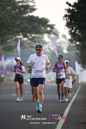 Race photo from BAF LIONS RUN 2024