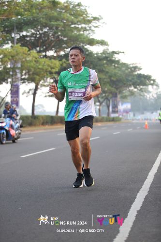 Race photo from BAF LIONS RUN 2024