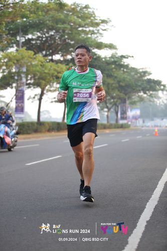 Race photo from BAF LIONS RUN 2024