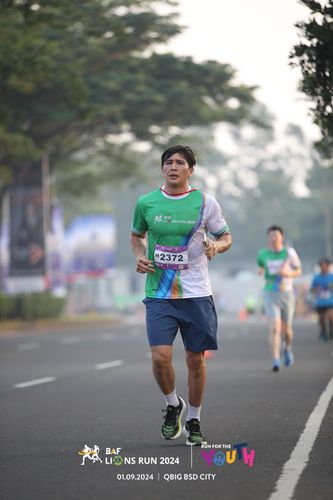 Race photo from BAF LIONS RUN 2024
