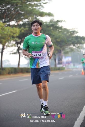 Race photo from BAF LIONS RUN 2024