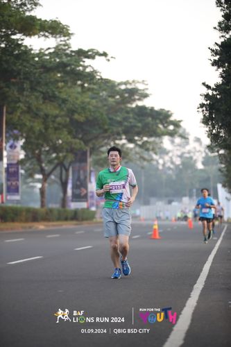 Race photo from BAF LIONS RUN 2024