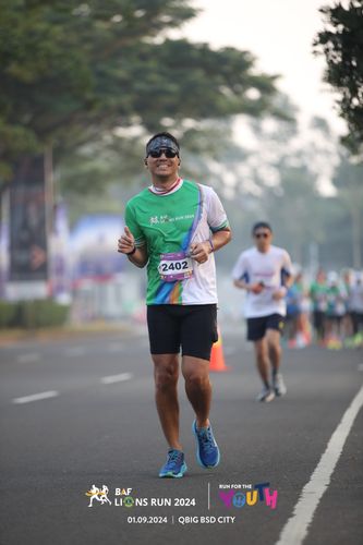 Race photo from BAF LIONS RUN 2024
