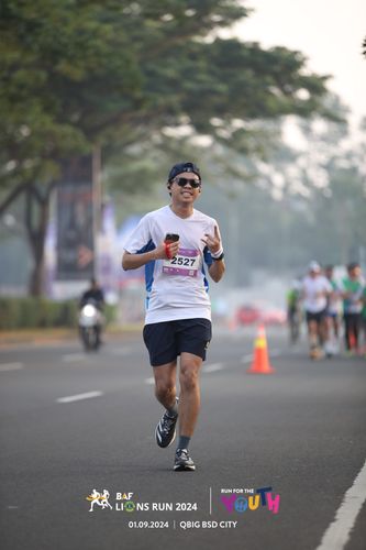 Race photo from BAF LIONS RUN 2024