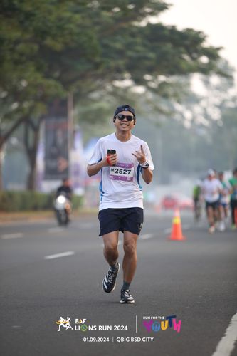 Race photo from BAF LIONS RUN 2024
