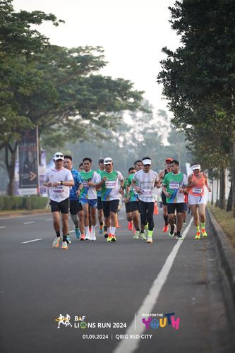 Race photo from BAF LIONS RUN 2024