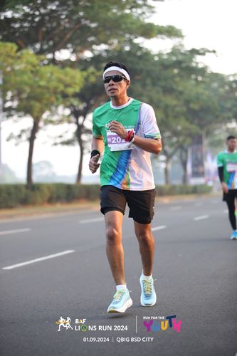 Race photo from BAF LIONS RUN 2024