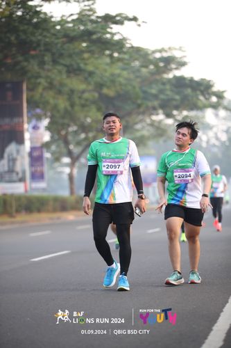 Race photo from BAF LIONS RUN 2024