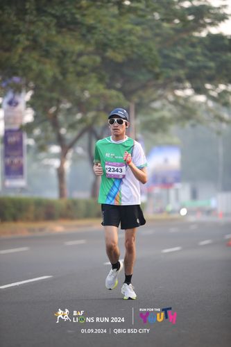 Race photo from BAF LIONS RUN 2024