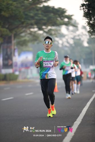 Race photo from BAF LIONS RUN 2024