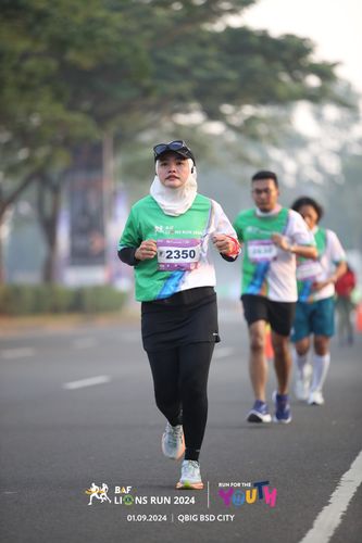 Race photo from BAF LIONS RUN 2024