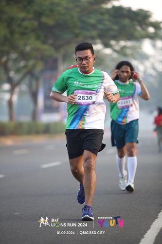Race photo from BAF LIONS RUN 2024