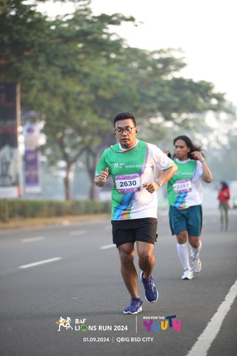 Race photo from BAF LIONS RUN 2024