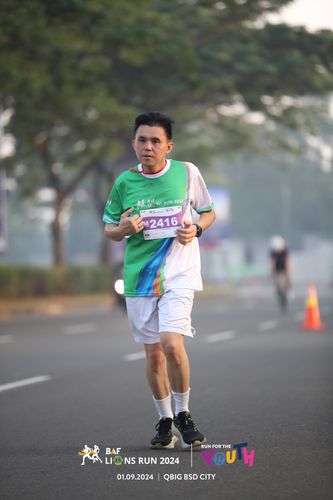 Race photo from BAF LIONS RUN 2024