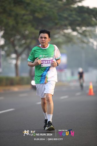 Race photo from BAF LIONS RUN 2024