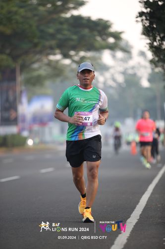 Race photo from BAF LIONS RUN 2024