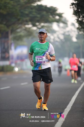 Race photo from BAF LIONS RUN 2024