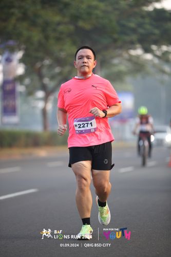 Race photo from BAF LIONS RUN 2024