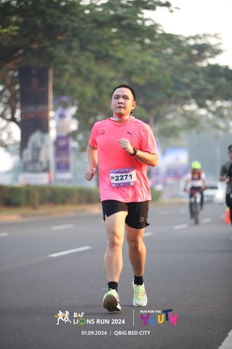 Race photo from BAF LIONS RUN 2024