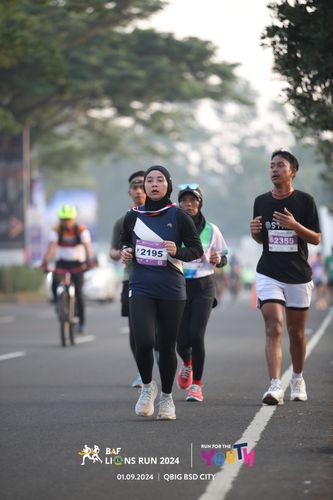 Race photo from BAF LIONS RUN 2024