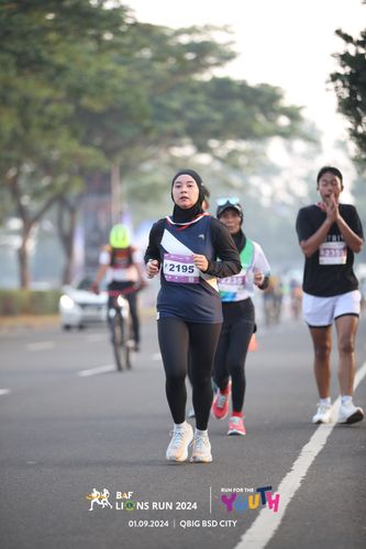 Race photo from BAF LIONS RUN 2024