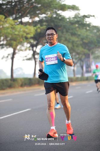 Race photo from BAF LIONS RUN 2024