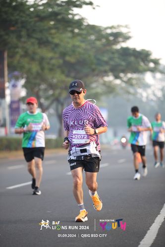 Race photo from BAF LIONS RUN 2024