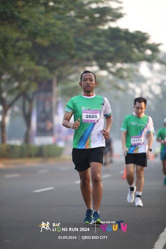 Race photo from BAF LIONS RUN 2024