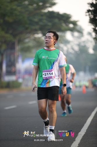 Race photo from BAF LIONS RUN 2024