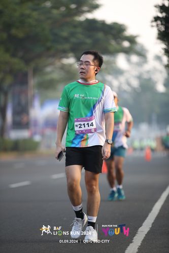 Race photo from BAF LIONS RUN 2024