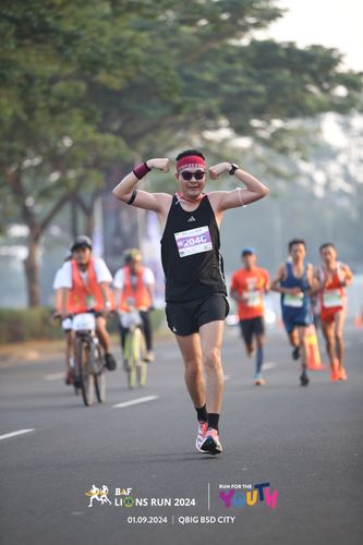 Race photo from BAF LIONS RUN 2024