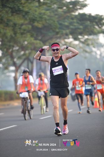 Race photo from BAF LIONS RUN 2024