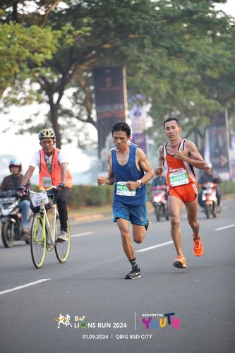 Race photo from BAF LIONS RUN 2024
