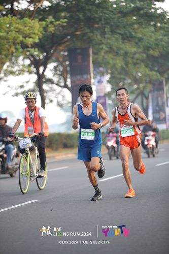 Race photo from BAF LIONS RUN 2024