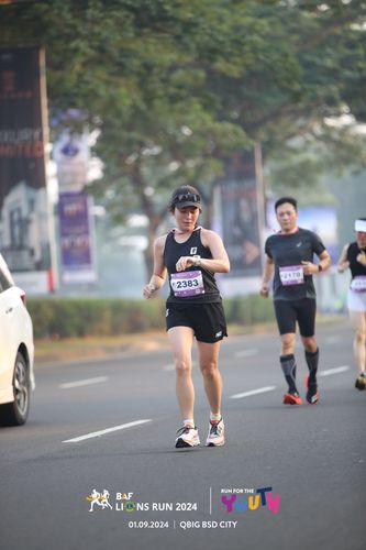 Race photo from BAF LIONS RUN 2024