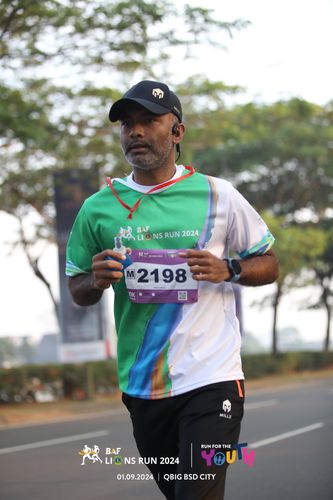 Race photo from BAF LIONS RUN 2024