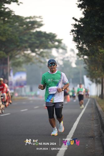 Race photo from BAF LIONS RUN 2024