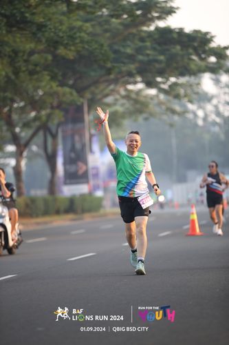 Race photo from BAF LIONS RUN 2024