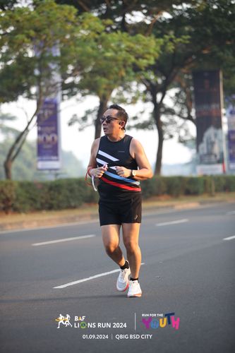 Race photo from BAF LIONS RUN 2024