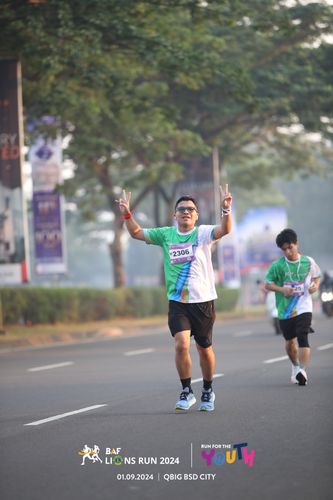 Race photo from BAF LIONS RUN 2024