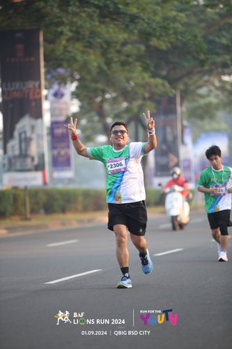 Race photo from BAF LIONS RUN 2024