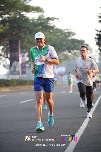 Race photo from BAF LIONS RUN 2024