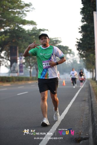 Race photo from BAF LIONS RUN 2024